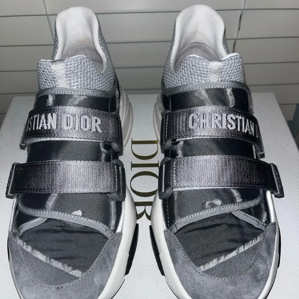 Dior women’s   Gray Strap Sneakers